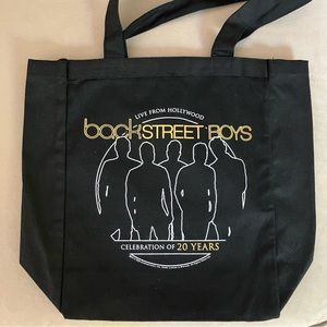 BACKSTREET BOYS 20th Anniversary Live From Hollywood Tote Bag NEW NWOT